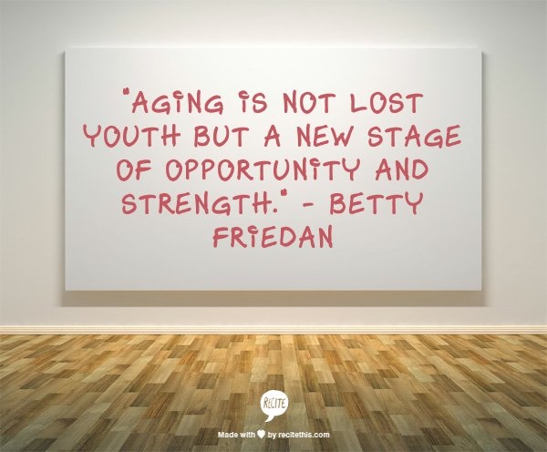 Aging and opportunity