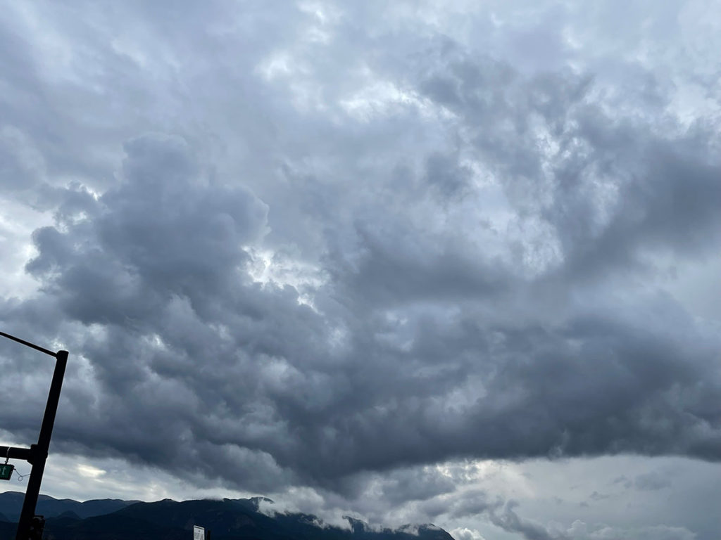 Clouds in sky